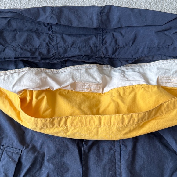 Nautica Men's Windbreaker in Black with Yellow Accents - Picture 5 of 12